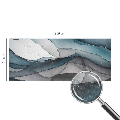 Papel de parede para criança Ondas coloridas