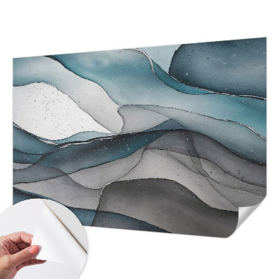 Papel de parede para criança Ondas coloridas