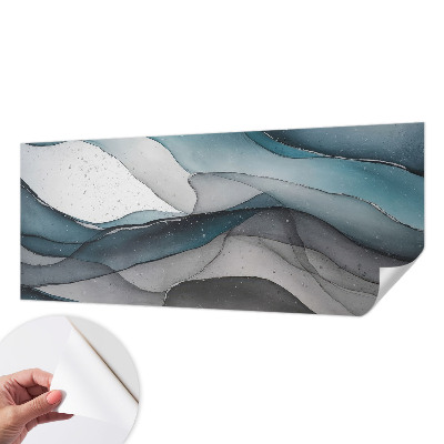 Papel de parede para criança Ondas coloridas