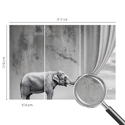 Autocolante de parede fotográfico Elefante surrealista