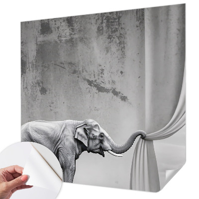 Autocolante de parede fotográfico Elefante surrealista