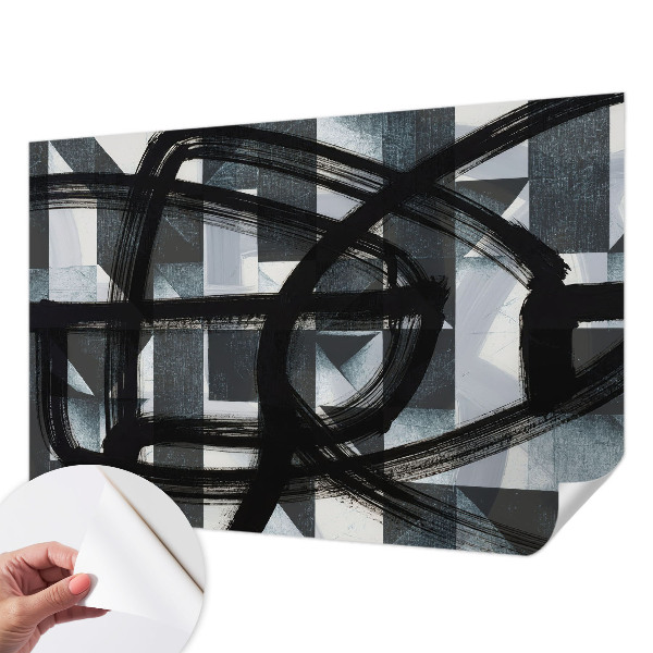 Papel de parede para criança Geometria expressiva