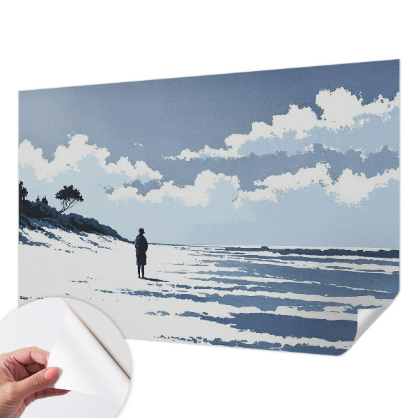 Papel de parede autocolante para quarto Silêncio da praia