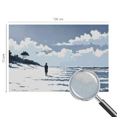 Papel de parede autocolante para quarto Silêncio da praia