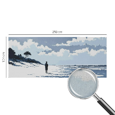 Papel de parede autocolante para quarto Silêncio da praia