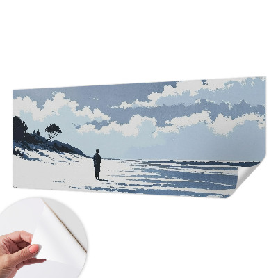 Papel de parede autocolante para quarto Silêncio da praia