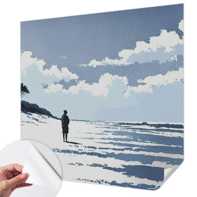 Papel de parede autocolante para quarto Silêncio da praia