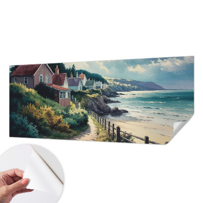 Papel de parede autocolante Casas no penhasco