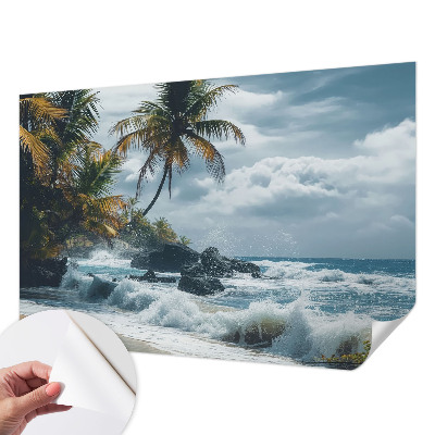 Papel de parede 3D Praia exótica