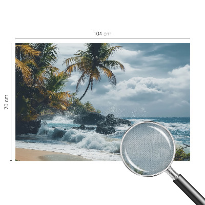 Papel de parede 3D Praia exótica