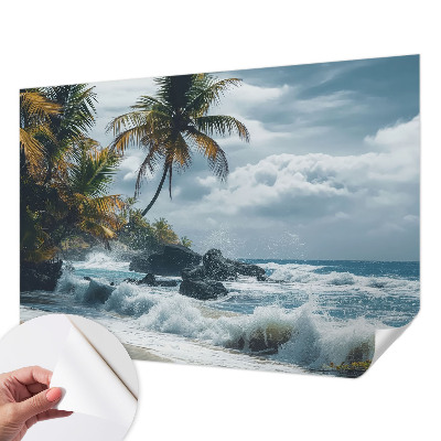 Papel de parede 3D Praia exótica