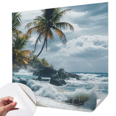 Papel de parede 3D Praia exótica