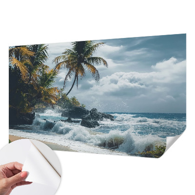 Papel de parede 3D Praia exótica