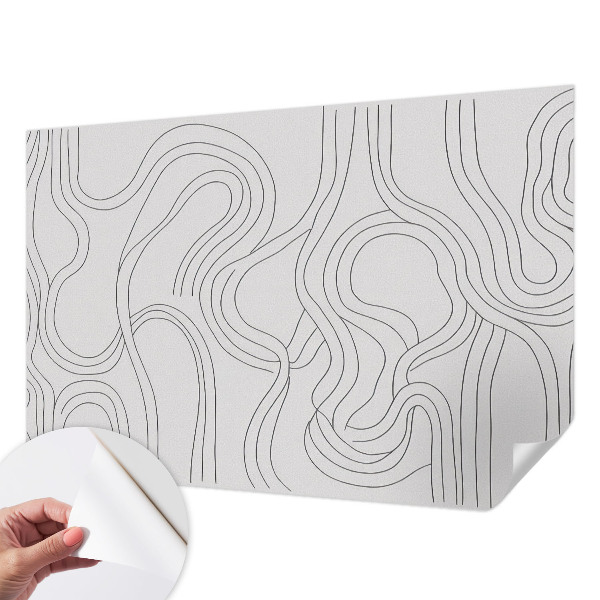 Papel de parede para criança Linhas orgânicas