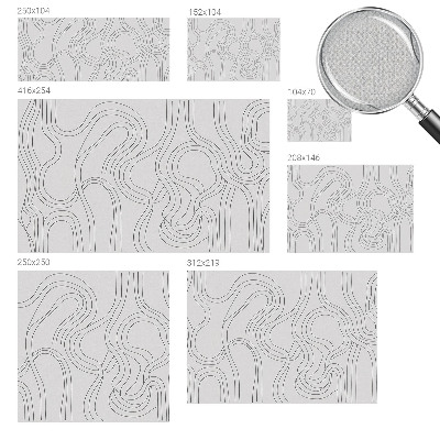 Papel de parede para criança Linhas orgânicas