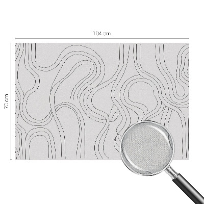 Papel de parede para criança Linhas orgânicas