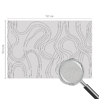 Papel de parede para criança Linhas orgânicas