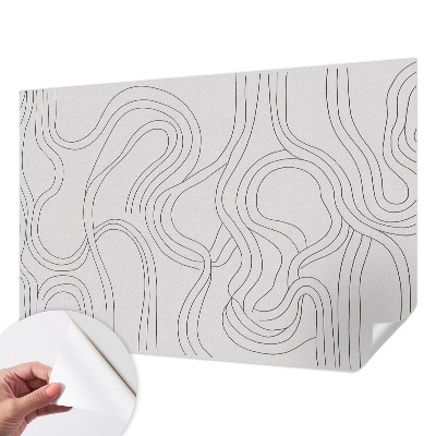 Papel de parede para criança Linhas orgânicas