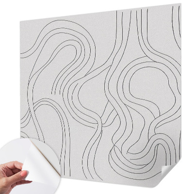 Papel de parede para criança Linhas orgânicas