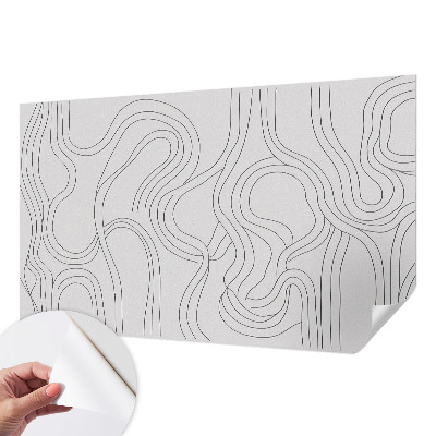 Papel de parede para criança Linhas orgânicas