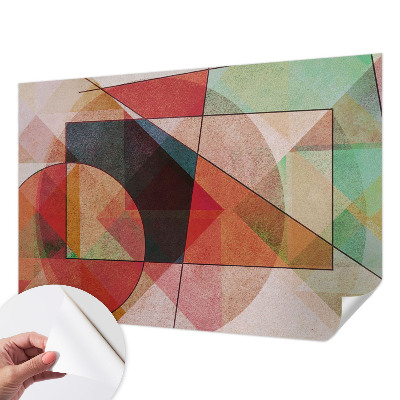 Papel de parede infantil Abstração geométrica
