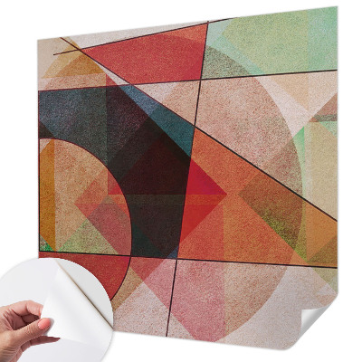 Papel de parede infantil Abstração geométrica