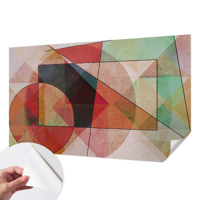 Papel de parede infantil Abstração geométrica