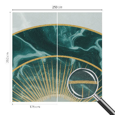 Papel de parede autocolante para quarto com padrão de mármore elegante