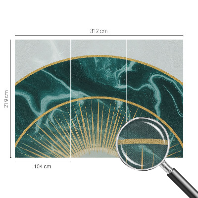 Papel de parede autocolante para quarto com padrão de mármore elegante