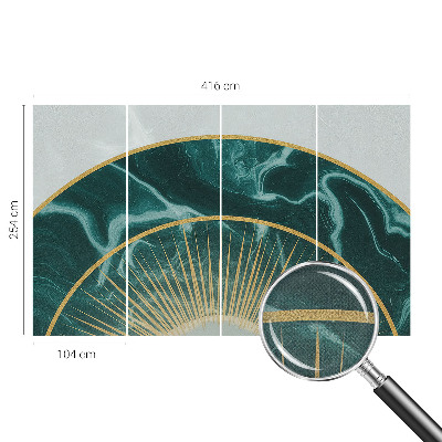 Papel de parede autocolante para quarto com padrão de mármore elegante