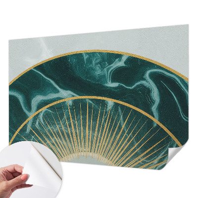 Papel de parede autocolante para quarto com padrão de mármore elegante