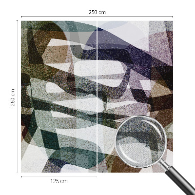 Autocolante de parede fotográfico Laços coloridos
