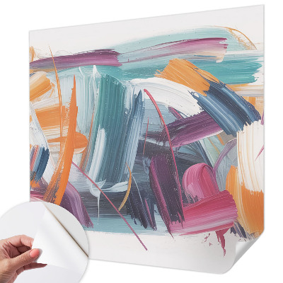 Papel de parede autocolante para sala Golpes enérgicos