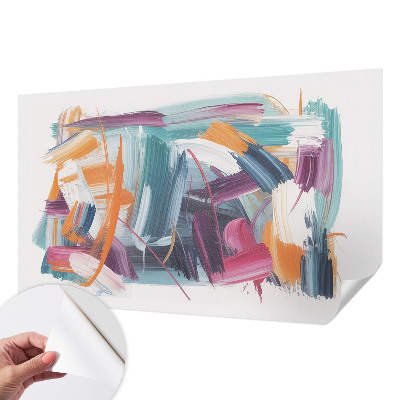 Papel de parede autocolante para sala Golpes enérgicos