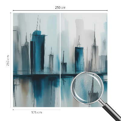 Papel de parede infantil paisagens urbanas