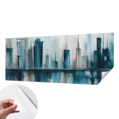 Papel de parede infantil paisagens urbanas