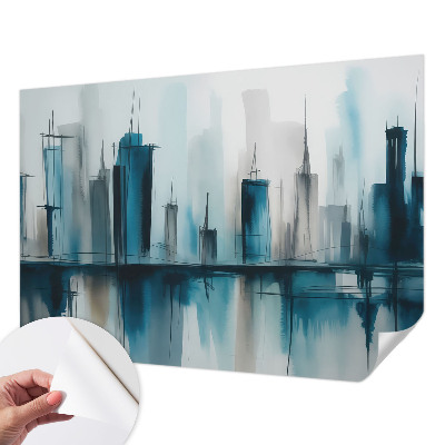 Papel de parede infantil paisagens urbanas