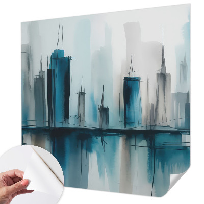 Papel de parede infantil paisagens urbanas