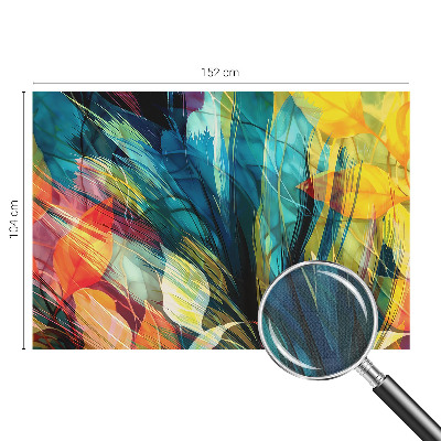 Papel de parede 3D Folhas abstratas