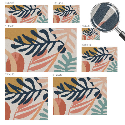 Papel de parede autocolante padrões de folhas