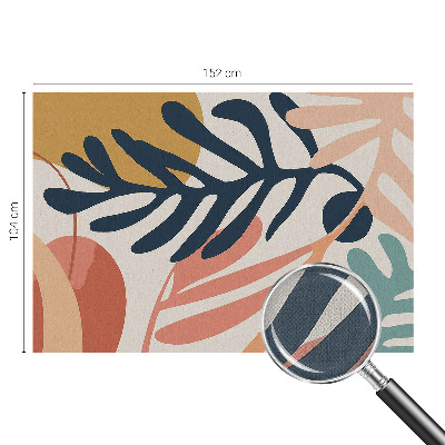 Papel de parede autocolante com padrão de folhas