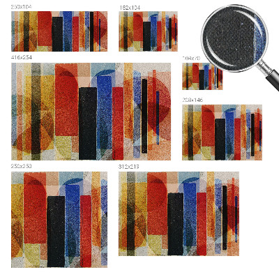 Autocolante de parede fotográfico Formas geométricas