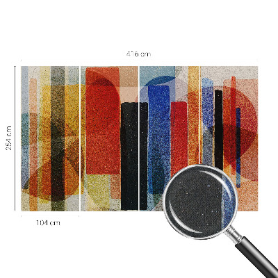 Autocolante de parede fotográfico Formas geométricas