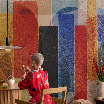 Autocolante de parede fotográfico Formas geométricas