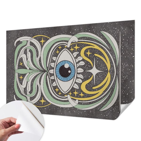 Papel de parede autocolante para sala Olho simétrico