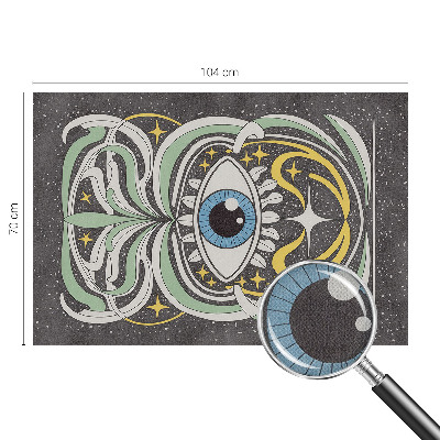 Papel de parede autocolante para sala Olho simétrico