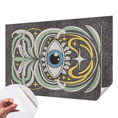 Papel de parede autocolante para sala Olho simétrico