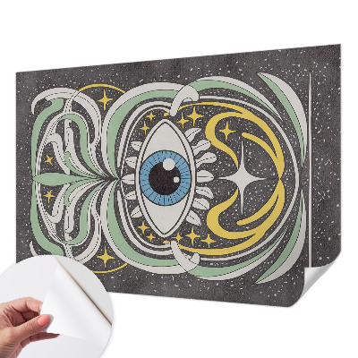 Papel de parede autocolante para sala Olho simétrico