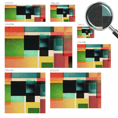 Papel de parede para criança Abstração geométrica