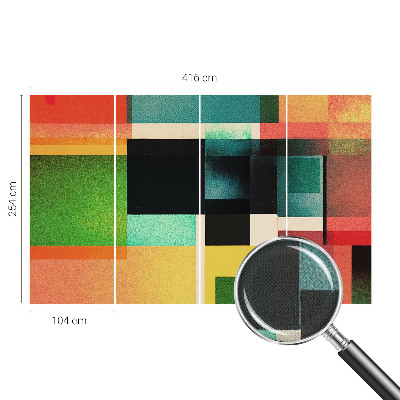 Papel de parede para criança Abstração geométrica
